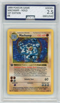 AGS (GOOD+ 2.5) Machamp #8 - Base Set (#00012542)