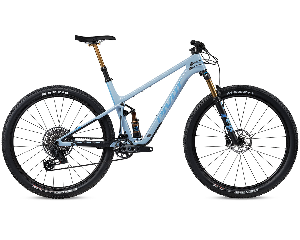 Pivot Mach 4 SL V3 Pro X0 Eagle Factory Carbon Wheel (Ice Blue / LG)