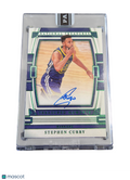 2023 2022-23 Panini National Treasured Stephen Curry #TM-SCY Black Box 1/1 Auto