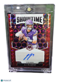 2025 Panini Mosaic Football Showtime J.J. McCarthy #SOS-JJM Red 097/199