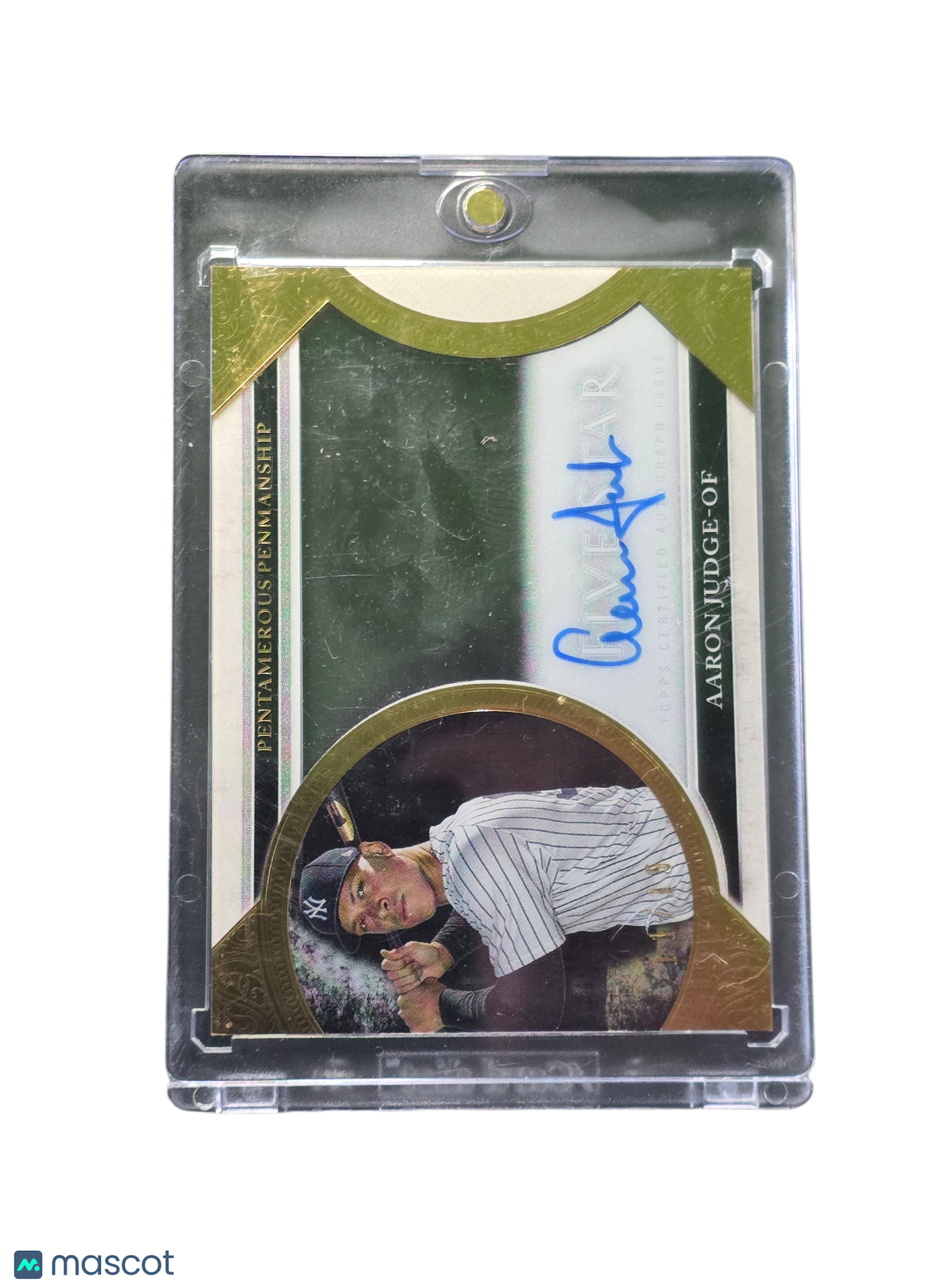 2020 Topps Tribute Penmanship Autographs Aaron Judge #PPA-AJ