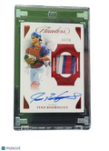 2025 Panini Flawless Baseball Ivan Rodriguez #PPV-IR Prime Patch Auto 14/20