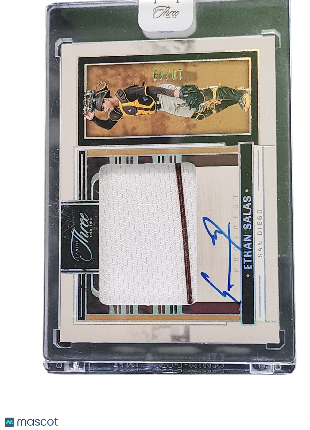 2024 Panini Three and Two Baseball Ethan Salas #PJA-ES Jersey Patch