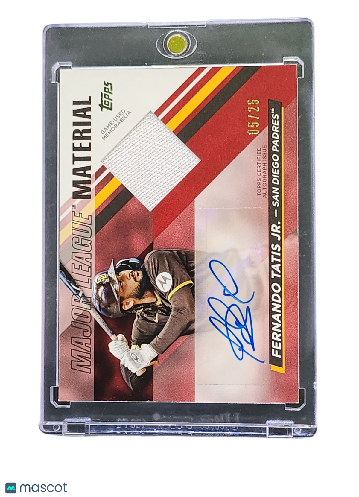 2024 Topps Major Material Fernando Tatis Jr. #MLMA2-FT Relic 05/25 Game-Used