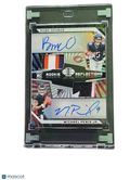 2024 Panini 1/1  Rome Odunze Michael Penix Jr. #RRA-WH Dual Auto Dual Patch RC
