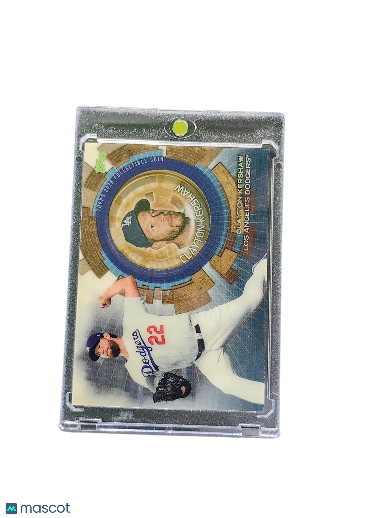 2020 Topps Update Series Clayton Kershaw #TBC-CK Commemorative Coin 27/50