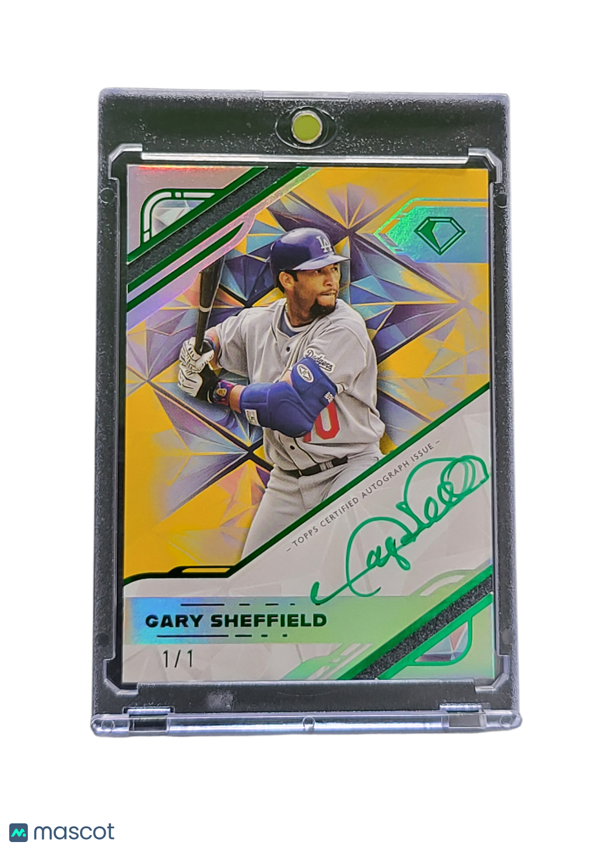 2025 Topps Diamond Gary Sheffield #WPA-GS 1/1 White Polychromatink Auto Card