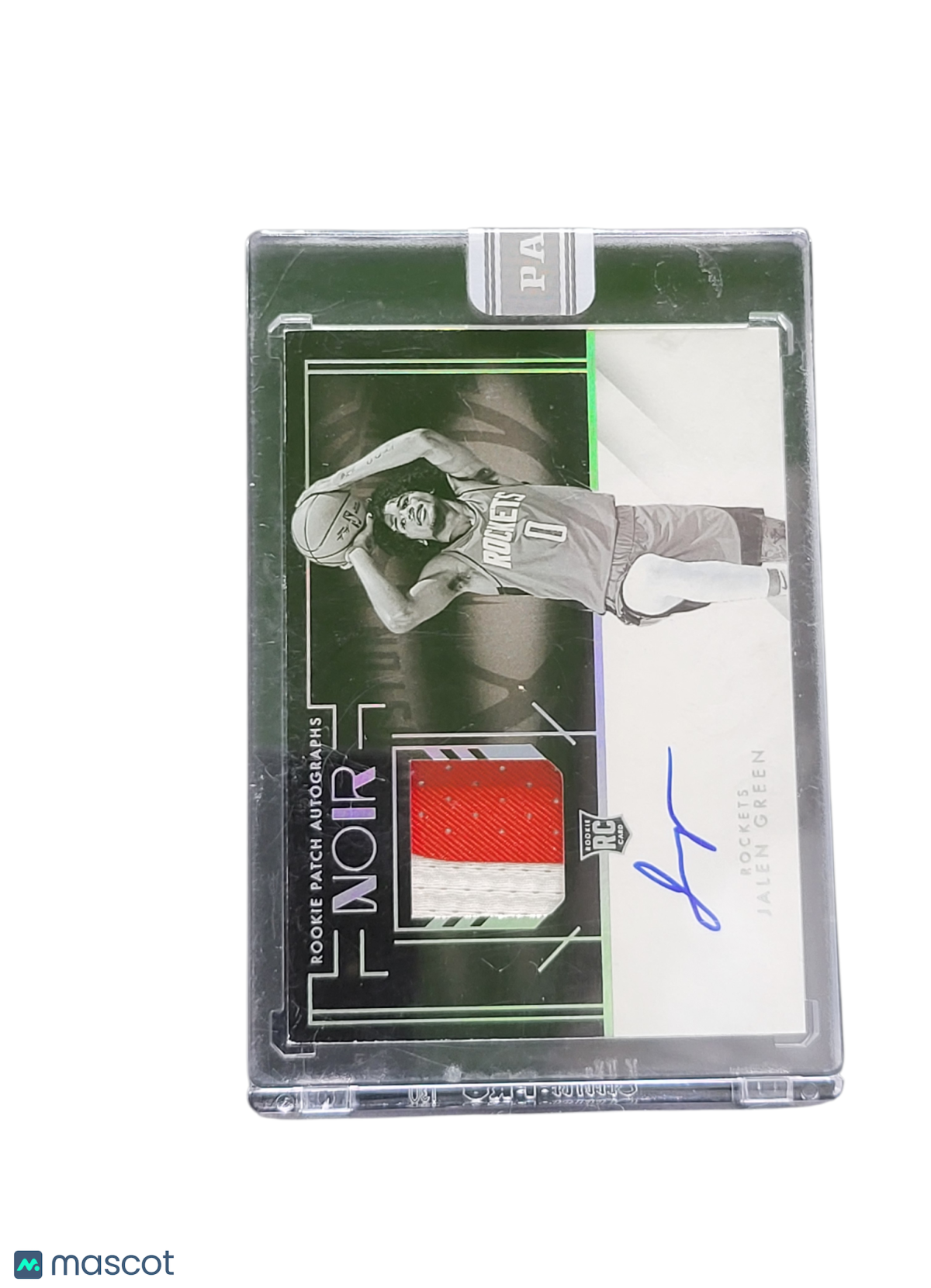 2022 Panini Noir Jalen Green #327 Rookie Patch Autograph RC 1/1