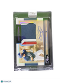 2025 Panini Three and Two Evan Carter #JK-EC Memorabilia Jersey Autographs