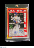 2025 Topps 1990 Topps Baseball All-Stars Auto Bobby Witt Jr. #90AS-BW Orange