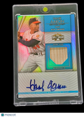2012 Topps Triple Hank Aaron TTUAR-40 Topps Certified Auto Memorabilia Game-Used