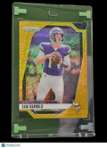2024 Panini Prizm Football Sam Darnold #185 Gold Shimmer 02/10