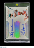 2017 Panini Flawless Rickey Henderson Lou Brock #FDS-RL Dual Autograph
