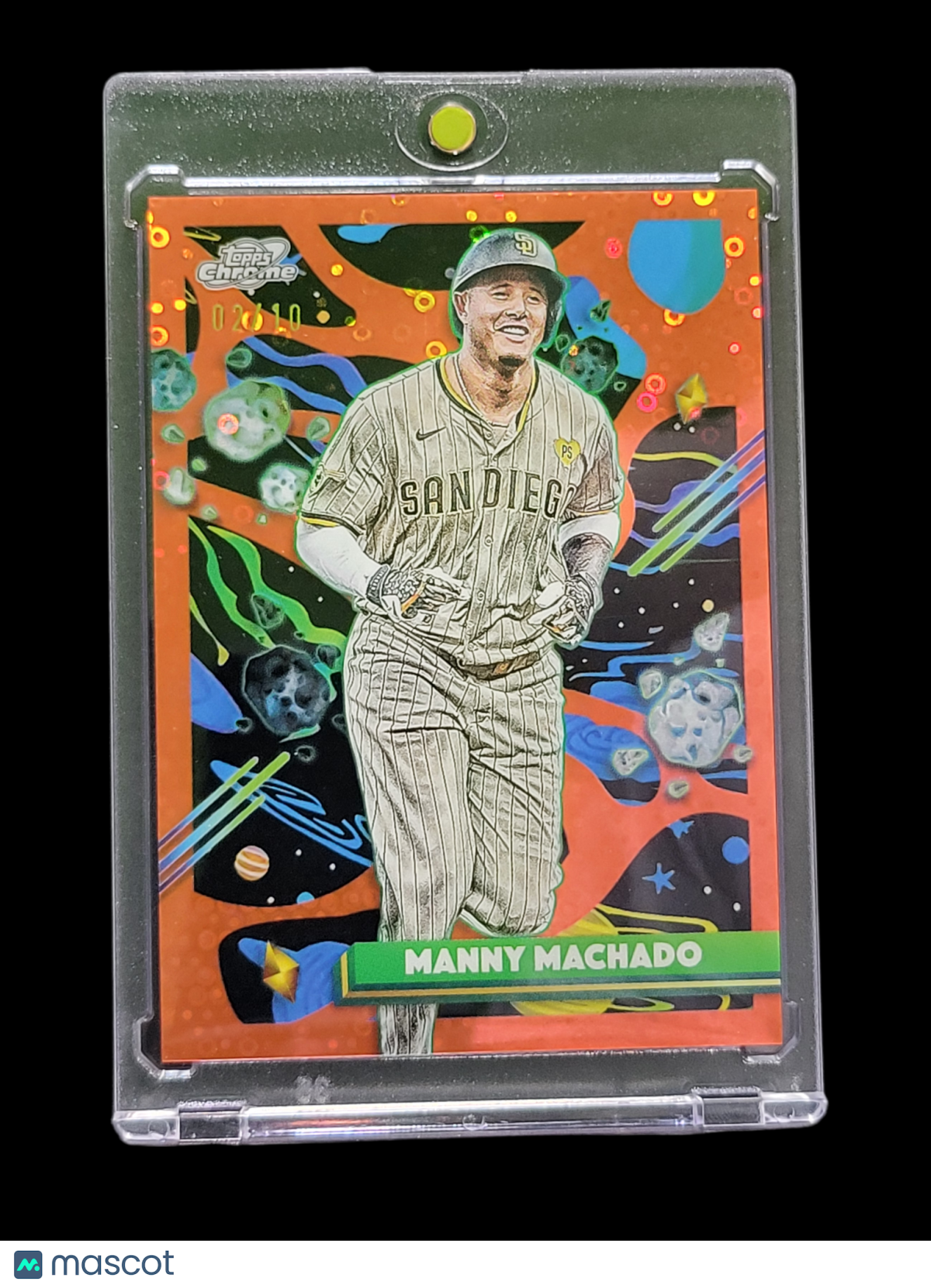 2025 Topps Chrome Cosmic Manny Machado #86 Orange Nucleus