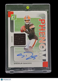 2025 Panini Donruss Football Phenom Shedeur Sanders #PJA-SSS 37/99  Memorabilia