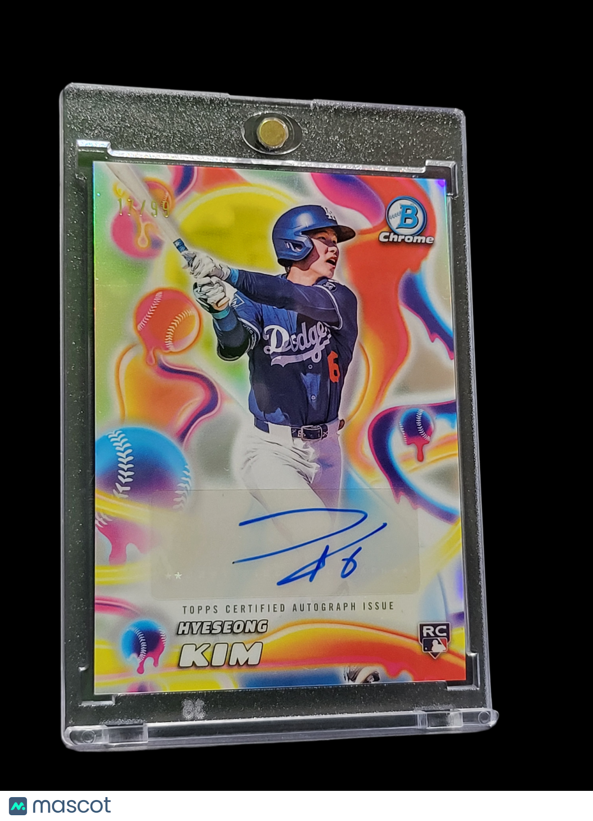 2025 Topps Bowman Chrome Melt Mashers Hye-seong Kim #MMA-HK RC