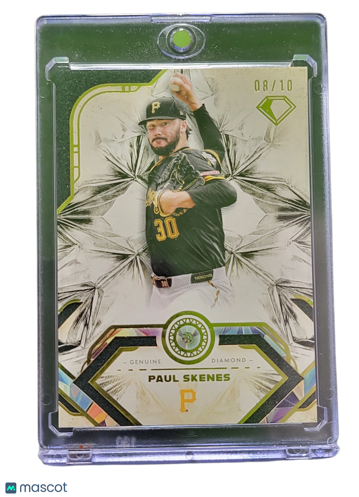 2025 Topps Gilded Collection Paul Skenes #8 08/10 Genuine Diamond