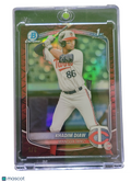 2024 Bowman Chrome Khadim Diaw #BCP-77 Red Refractor 1st Bowman 8/25.