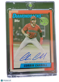 2025 Topps 1988 Topps Baseball Autographs Corbin Carroll #88BA-CC Orange