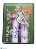 2015 Topps Eclipsing Omar Vizquel Ozzie Smith #EHA-VS Green Dual Auto 05/25