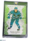 2025 Upper Deck Artifacts Macklin Celebrini #42 Lime Green 111/125