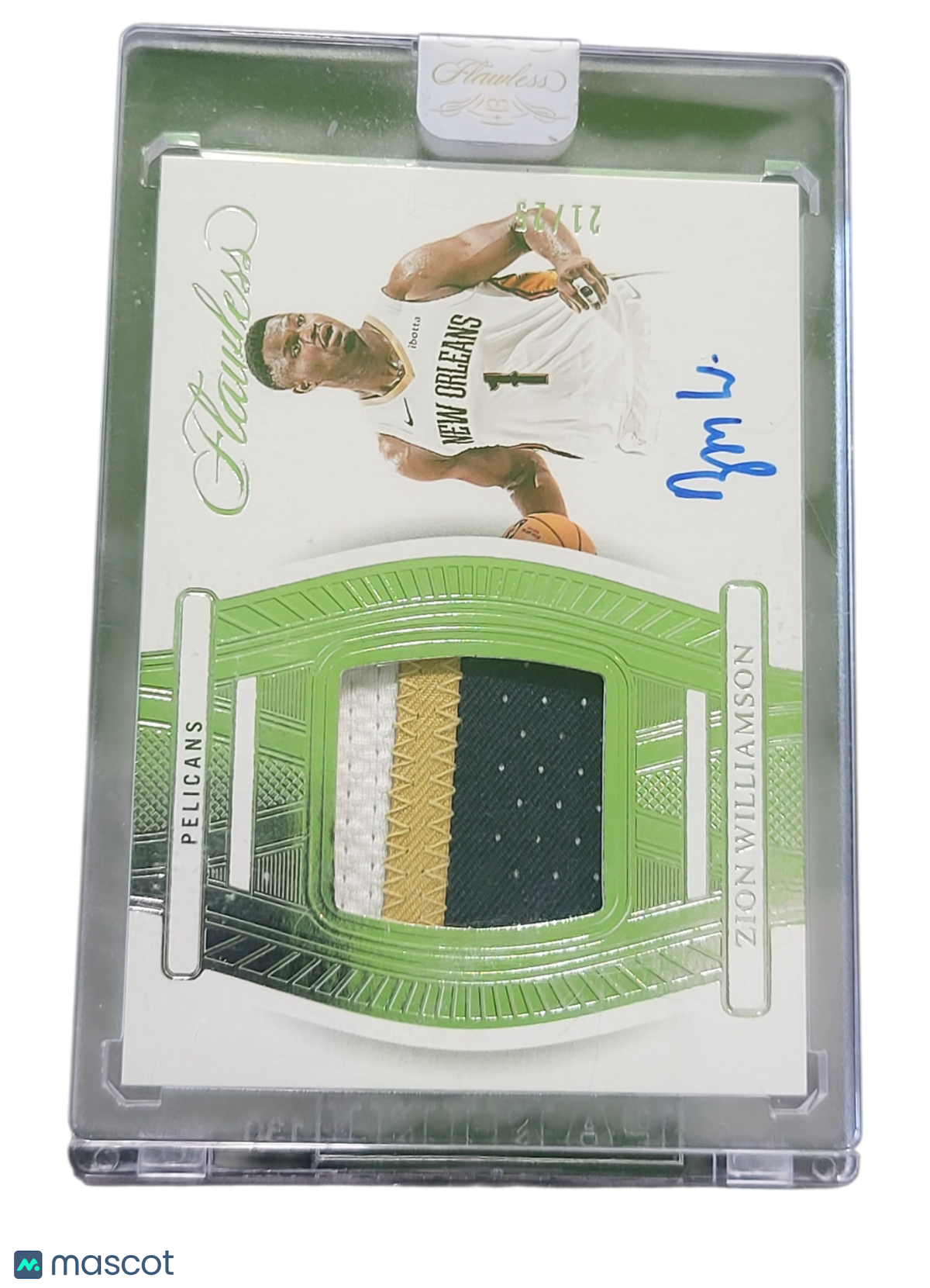 2024 Panini Flawless Zion Williamson #EPA-ZWN Patch Memorabilia