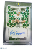 2025 Panini Mosaic Football Showtime Signatures Joe Namath #SOS-JNA Green 07/25