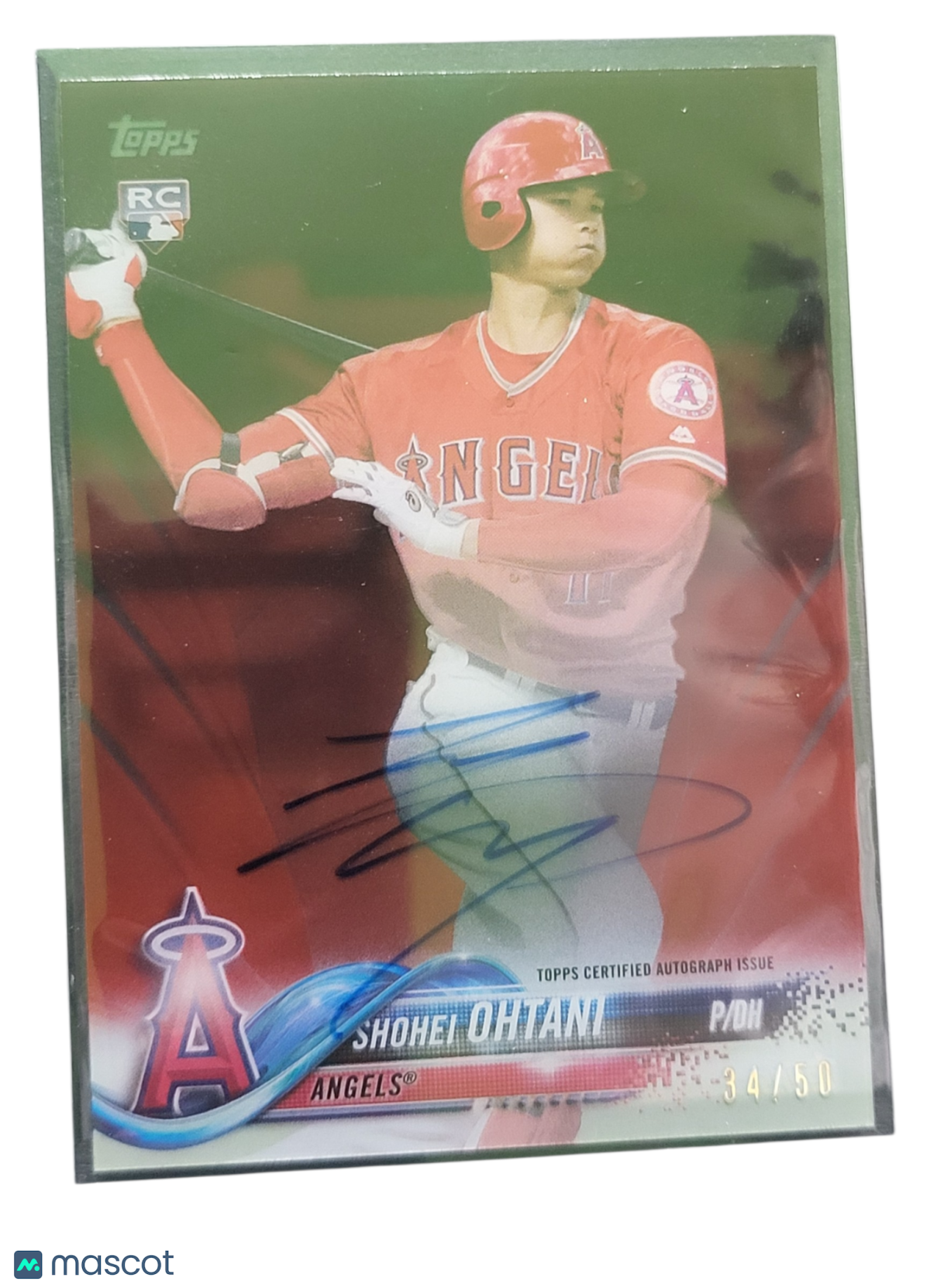 2018 Topps Chrome Shohei Ohtani #CAA-SO RC 34/50