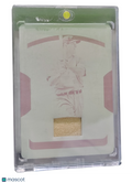 2018 Panini National Lou Gehrig #225 Magenta Plate Printing Plate Game-Used