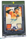 2015 Panini Diamond Kings Manny Machado #95 04/10 Dual Patch Memorabilia