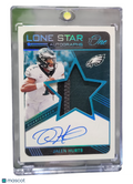2022 Panini One Lone Star Autographs Jalen Hurts #88 Patch Memorabilia 1/1