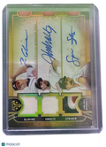 2024 Topps Triple John Smoltz Tom Glavine Spencer Strider /9  Auto Relic Game
