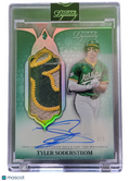2025 Topps Dynasty Tyler Soderstrom #DAPB-TS03 Green Auto Patch /5 Game-Used