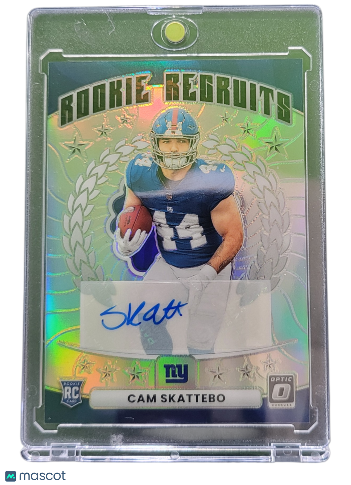 2025 Panini Donruss Optic Rookie Recruits Cam Skattebo #9 090/199 RC