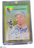 2023 Topps Chrome Platinum Baseball Frank Thomas #CPA-FT Gold Refractor 49/50