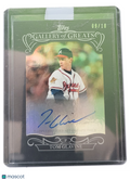 2015 Topps Gallery of Greats Autographs Tom Glavine #GGA-TG Green 09/10