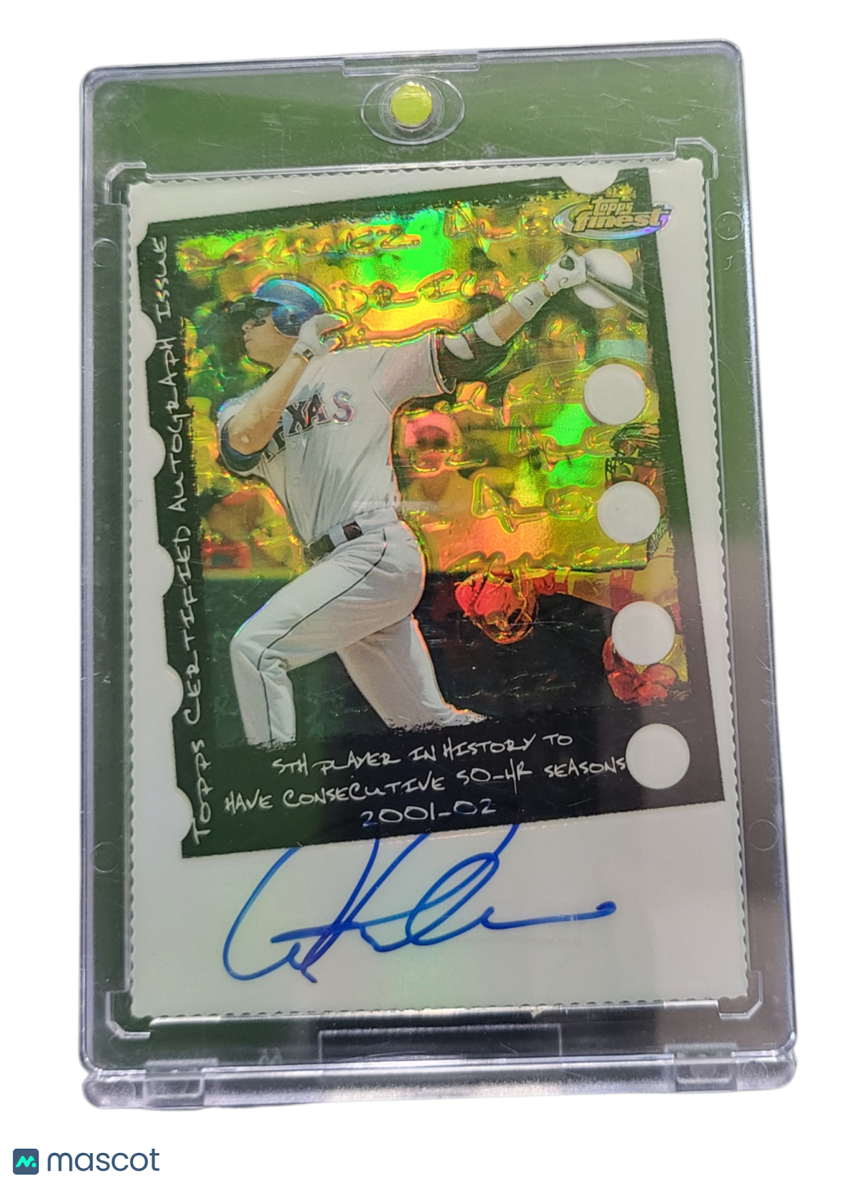 2005 Topps Finest Alex Rodriguez #FAM34 06/13