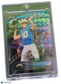 2025 Topps Finest Creators Justin Herbert #CR-17 Green 05/10