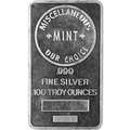 100 oz Silver Bar (Various Brands)
