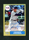 2022 Topps Chrome 1987 Gold Freddie Freeman Auto /50