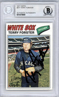 Terry Forster Autographed 1977 Topps Card #271 Chicago White Sox Beckett BAS #10378659