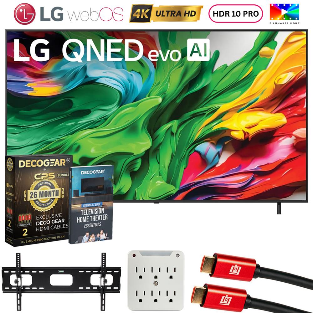 86" Mini LED QNED AI 4K QNED85A Smart TV (2025) w/ Extended Protection Plan