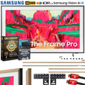 Samsung 65" The Frame Pro Neo QLED 4K TV (2025) w/ Teak Bezel + Protection Bundle