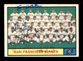 Tom Haller, Dom Zanni, John Orsino, Dick LeMay & Bob Farley Autographed 1961 Topps Team Card #167 San Francisco Giants SKU #197733
