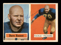 Dave Hanner Autographed 1957 Topps Card #21 Green Bay Packers SKU #198069