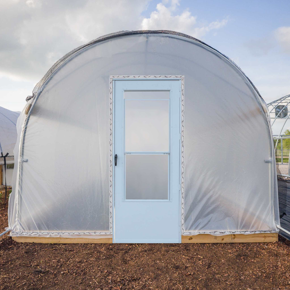 10' Essential High Tunnel Kit - Roll-up Sides and End Wall Door Kit Included (10' x 16')