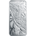 10 Oz Silver Bar Bull and Bear Golden State Mint