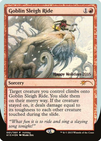 Goblin Sleigh Ride (1) [Special Occasion] (Damaged Foil)