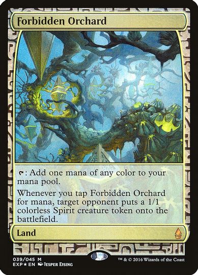 Forbidden Orchard (39) [Zendikar Expeditions] (Near Mint Foil)