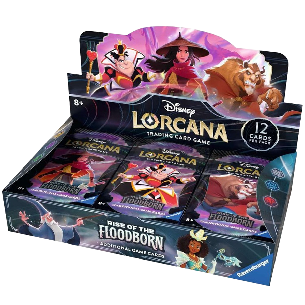 Disney Lorcana: Rise of the Floodborn Booster Box (1 Sealed Booster Box (24 Packs) (Order 4 for Sealed Case))